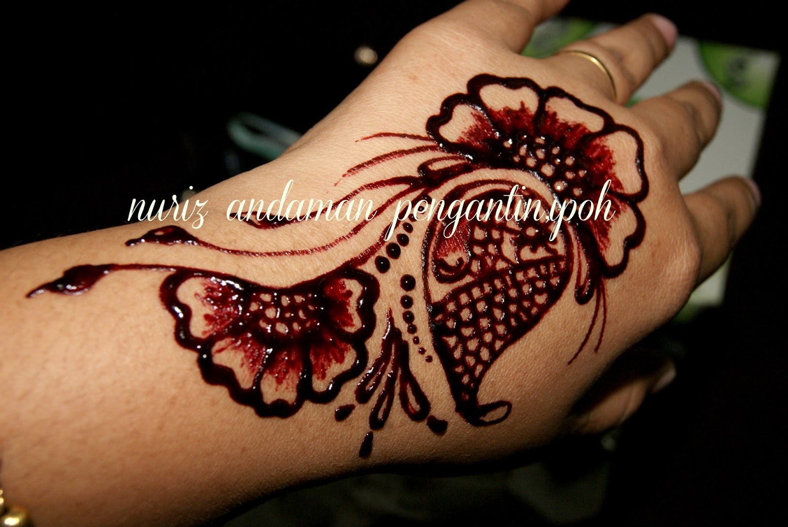 Gambar Henna Simple Makedescom