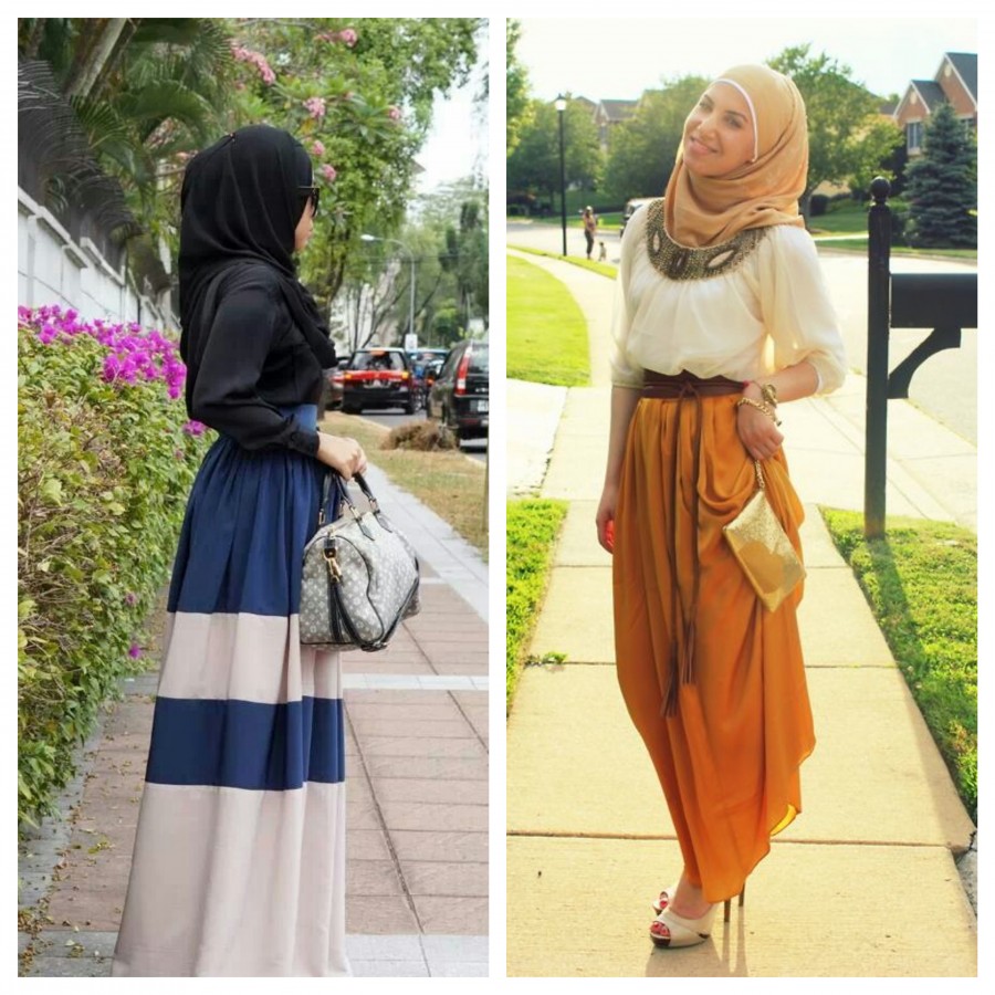 [ Hijabista ] Fesyen Muslimah Moden Gayakan Skirt Labuh 