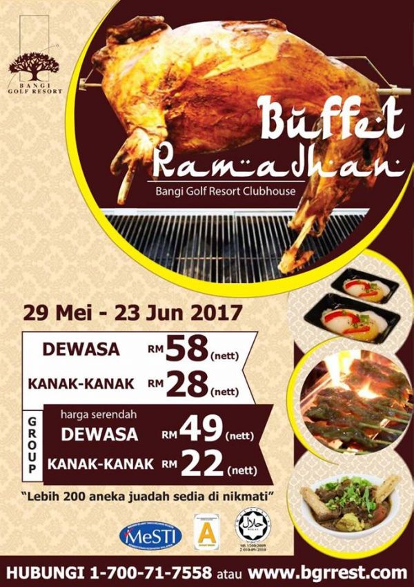 Jom Tempah! Senarai Buffet Ramadan 2017 Harga Bawah RM80 