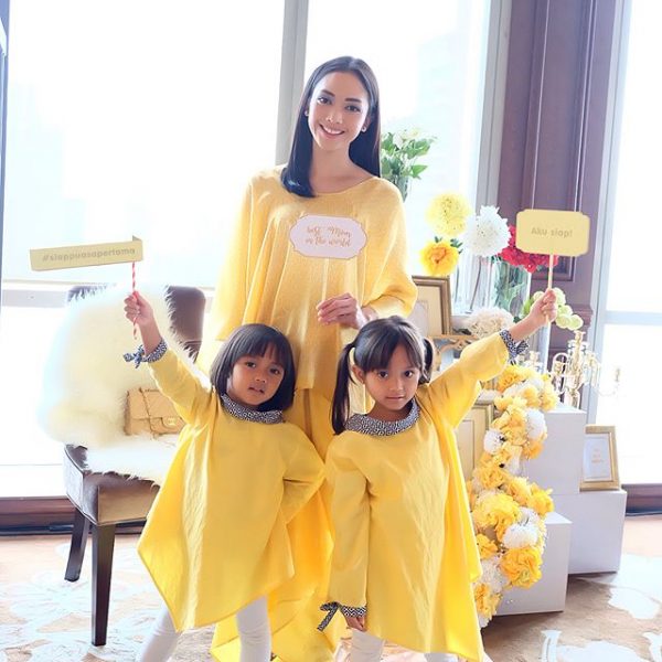 Edisi Raya Inspirasi Fesyen Kaftan Sedondon Ibu Anak Ala 